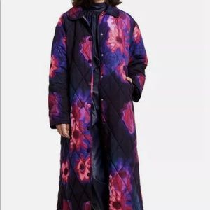 Rachel Comey x Target SIZE XS Women's Floral Print Quilted Jacket Nwot